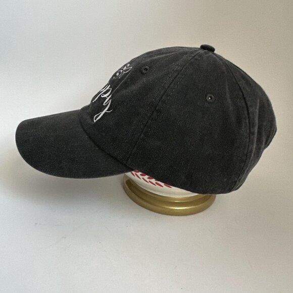 Happy Bee Dad Hat Embroidered Cap Adjustable Leather Strap Back Adams Headwear - Picture 4 of 12